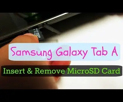 如何在三星Galaxy Tab A中插入微型SD卡A：轻松逐步指南