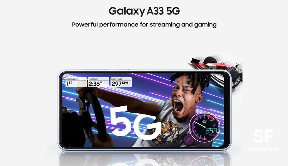 三星Galaxy A33 5G在这里以4个Android升级支持杀死预算竞争对手
